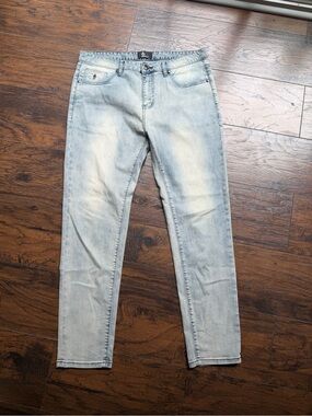 Moncler Light Wash Blue Straight Jeans